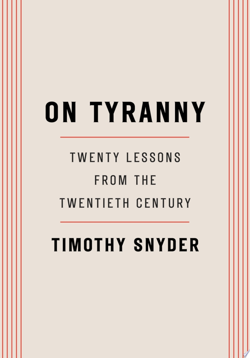 Image for "On Tyranny"