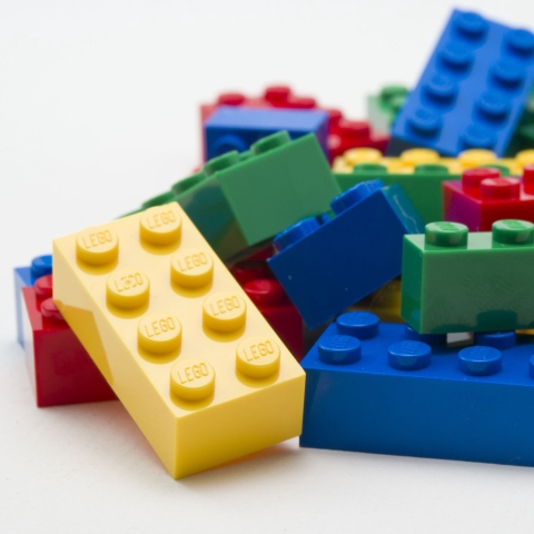 pile of Lego blocks of various colors